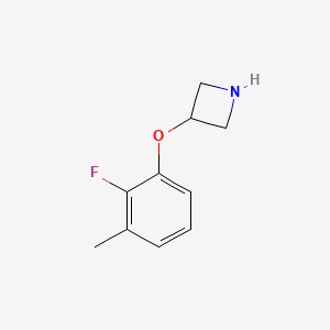 molecular formula C10H12FNO B1411783 3-(2-氟-3-甲基苯氧基)氮杂环丁烷 CAS No. 1694099-97-2