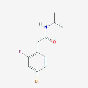 2-(4-Bromo-2-fluorophenyl)-N-isopropyl-acetamide