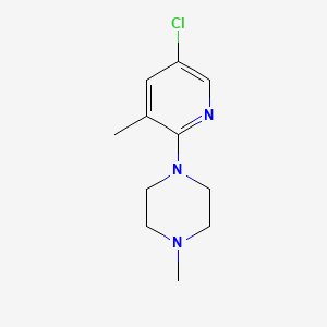 1-(5-Chloro-3-methyl-2-pyridyl)-4-methyl-piperazine