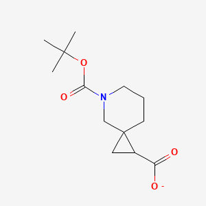 5-[(2-Methylpropan-2-yl)oxycarbonyl]-5-azaspiro[2.5]octane-2-carboxylate