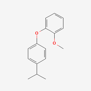 molecular formula C16H18O2 B14117975 1-(4-Isopropylphenoxy)-2-methoxybenzene 