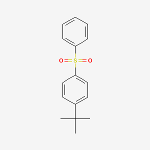 molecular formula C16H18O2S B14117989 Benzene, 1-(1,1-dimethylethyl)-4-(phenylsulfonyl)- CAS No. 101431-40-7