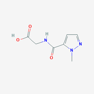 2-[(2-methylpyrazole-3-carbonyl)amino]acetic Acid