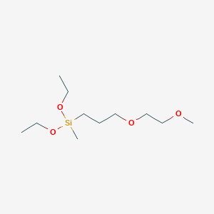 molecular formula C11H26O4Si B14118032 Diethoxy-[3-(2-methoxyethoxy)propyl]-methylsilane 