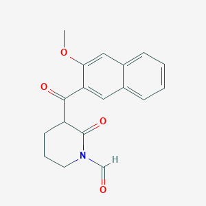 3-(3-Methoxy-2-naphthoyl)-2-oxopiperidine-1-carbaldehyde