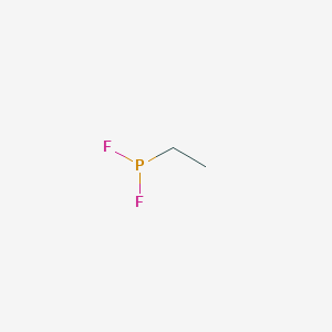 molecular formula C2H5F2P B14118725 Difluoroethylphosphine CAS No. 430-78-4