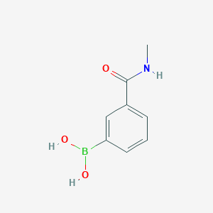 molecular formula C8H10BNO3 B141188 3-(N-Methylaminocarbonyl)phenylboronic acid CAS No. 832695-88-2