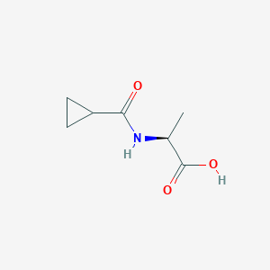 molecular formula C7H11NO3 B14118840 N-(Cyclopropanecarbonyl)-L-alanine CAS No. 604790-79-6