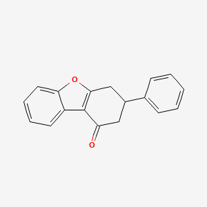 molecular formula C18H14O2 B14118868 3-Phenyl-3,4-dihydrodibenzo[b,d]furan-1(2H)-one 