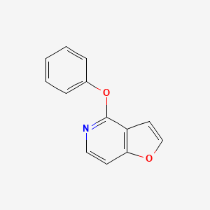 molecular formula C13H9NO2 B14118873 4-Phenoxyfuro[3,2-c]pyridine 