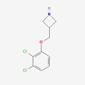 molecular formula C10H11Cl2NO B1411904 3-[(2,3-Dichlorophenoxy)methyl]azetidine CAS No. 1863671-44-6