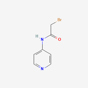 molecular formula C7H7BrN2O B14119086 2-Bromo-N-(pyridin-4-yl)acetamide CAS No. 349121-06-8