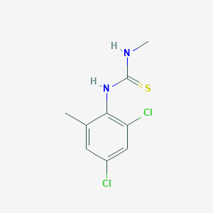 molecular formula C9H10Cl2N2S B1411909 N-(2,4-dichloro-6-methylphenyl)-N'-methylthiourea CAS No. 1440535-56-7