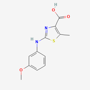 2-(3-Methoxyphenylamino)-5-methylthiazole-4-carboxylic acid