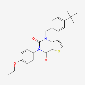 1-(4-tert-butylbenzyl)-3-(4-ethoxyphenyl)thieno[3,2-d]pyrimidine-2,4(1H,3H)-dione