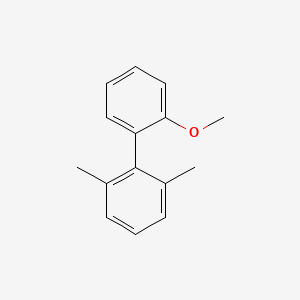 molecular formula C15H16O B14119241 1,1'-Biphenyl, 2-methoxy-2',6'-dimethyl- CAS No. 137898-21-6