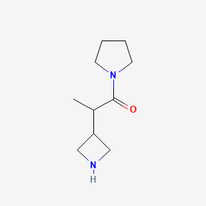 2-(Azetidin-3-yl)-1-(pyrrolidin-1-yl)propan-1-one