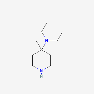 molecular formula C10H22N2 B1411931 N,N-Diethyl-4-methyl-4-piperidinamine CAS No. 1600919-94-5