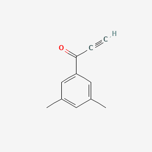 molecular formula C11H10O B1411932 1-(3,5-二甲基苯基)丙-2-炔-1-酮 CAS No. 1599105-87-9