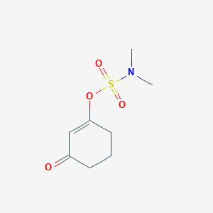 molecular formula C8H13NO4S B14119469 3-Oxocyclohex-1-en-1-yl dimethylsulfamate 