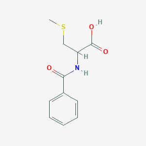 molecular formula C11H13NO3S B14119479 2-(Benzoylamino)-3-(methylthio)propanoic acid 