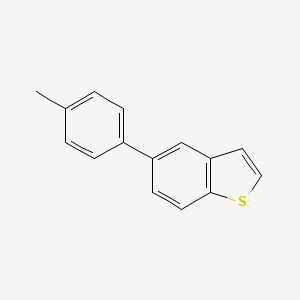 molecular formula C15H12S B14119527 5-(p-Tolyl)benzo[b]thiophene 