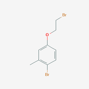 molecular formula C9H10Br2O B1411954 1-Bromo-4-(2-bromoethoxy)-2-methylbenzene CAS No. 1471293-56-7