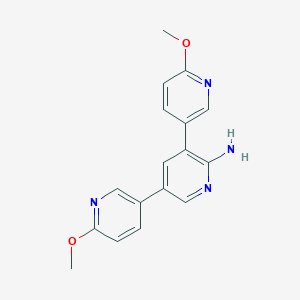 3,5-Bis(6-methoxy-3-pyridyl)pyridin-2-amine