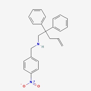 n-(4-Nitrobenzyl)-2,2-diphenylpent-4-en-1-amine