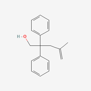 4-Methyl-2,2-diphenylpent-4-en-1-ol