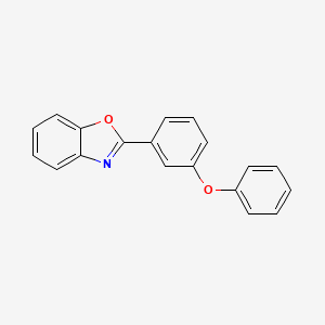 molecular formula C19H13NO2 B14119656 2-(3-Phenoxyphenyl)benzoxazole 