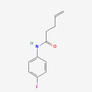 N-(4-fluorophenyl)pent-4-enamide