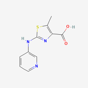 molecular formula C10H9N3O2S B1411967 5-Methyl-2-(pyridin-3-ylamino)-thiazole-4-carboxylic acid CAS No. 1547201-90-0