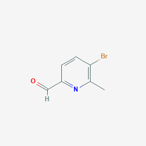 B141198 5-Bromo-6-methylpicolinaldehyde CAS No. 137778-18-8