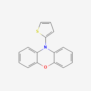 molecular formula C16H11NOS B14119800 10-(Thiophen-2-yl)-10H-phenoxazine 