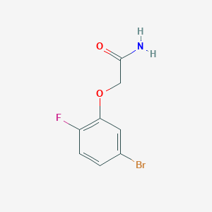 molecular formula C8H7BrFNO2 B1411983 2-(5-Bromo-2-fluorophenoxy)acetamide CAS No. 1596848-45-1