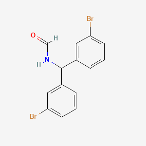 molecular formula C14H11Br2NO B14119938 N-(Bis(3-bromophenyl)methyl)formamide 