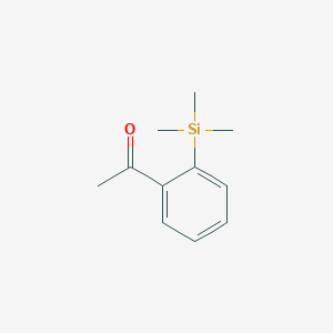 molecular formula C11H16OSi B14119976 o-(Trimethylsilyl)acetophenone 