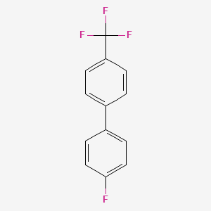 molecular formula C13H8F4 B14120065 4'-Fluoro-4-(trifluoromethyl)biphenyl 