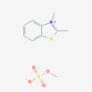 molecular formula C₁₀H₁₃NO₄S₂ B141201 2,3-Dimethylbenzo[d]thiazol-3-ium methyl sulfate CAS No. 2038-15-5