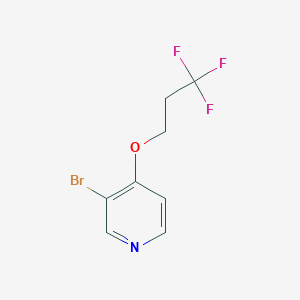 molecular formula C8H7BrF3NO B1412016 3-Bromo-4-(3,3,3-trifluoropropoxy)pyridine CAS No. 1566803-50-6