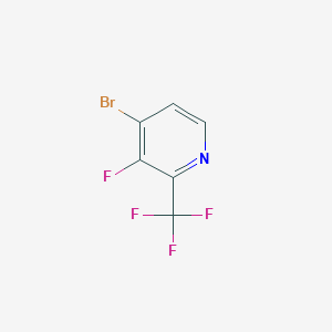 molecular formula C6H2BrF4N B1412043 4-溴-3-氟-2-(三氟甲基)吡啶 CAS No. 1227600-30-7