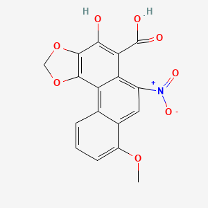 4-Hydroxy-8-methoxy-6-nitro-2H-phenanthro[3,4-d][1,3]dioxole-5-carboxylic acid