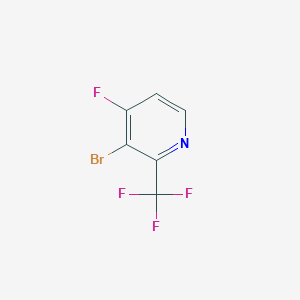 molecular formula C6H2BrF4N B1412057 3-溴-4-氟-2-(三氟甲基)吡啶 CAS No. 1227578-42-8