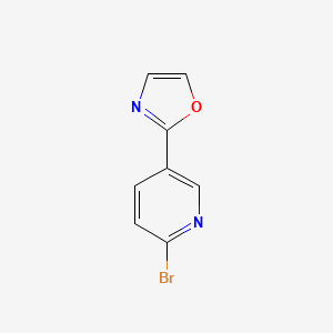 2-(6-Bromopyridin-3-YL)oxazole