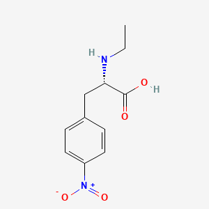 (2S)-2-(ethylamino)-3-(4-nitrophenyl)propanoic acid