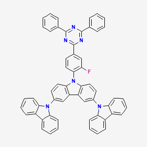 3,6-Di(carbazol-9-yl)-9-[4-(4,6-diphenyl-1,3,5-triazin-2-yl)-2-fluorophenyl]carbazole