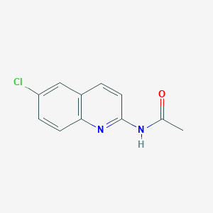 N-(6-Chloroquinolin-2-yl)acetamide