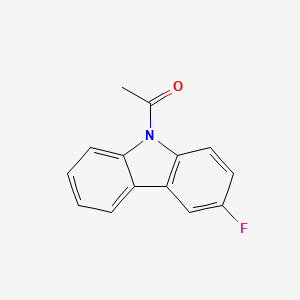 9-Acetyl-3-fluorocarbazole