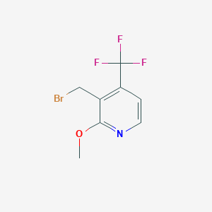 molecular formula C8H7BrF3NO B1412061 3-Bromomethyl-2-methoxy-4-(trifluoromethyl)pyridine CAS No. 1227572-28-2